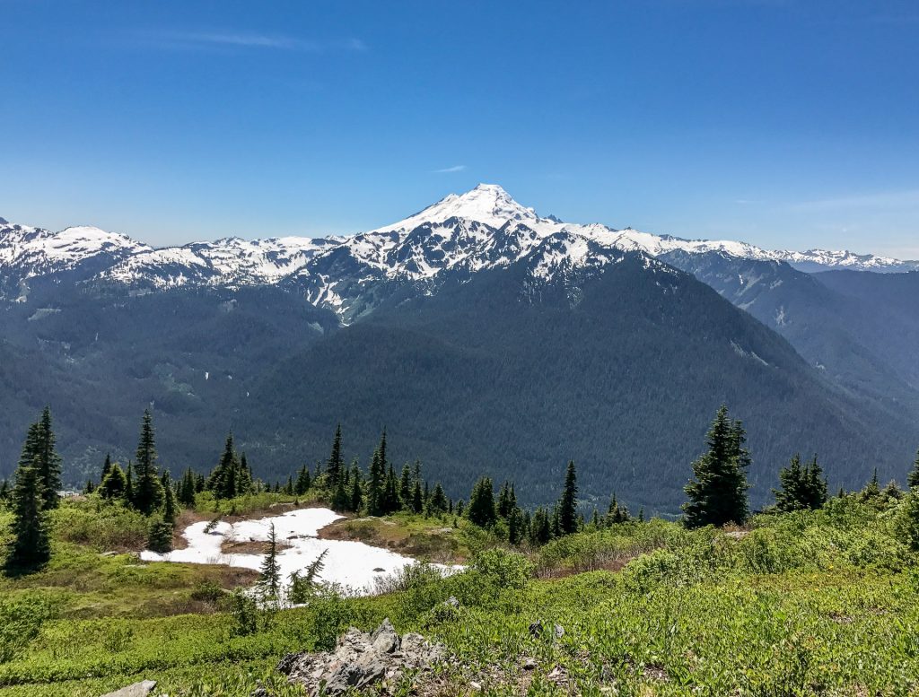 View of Mount Baker from Goat Mountain knoll