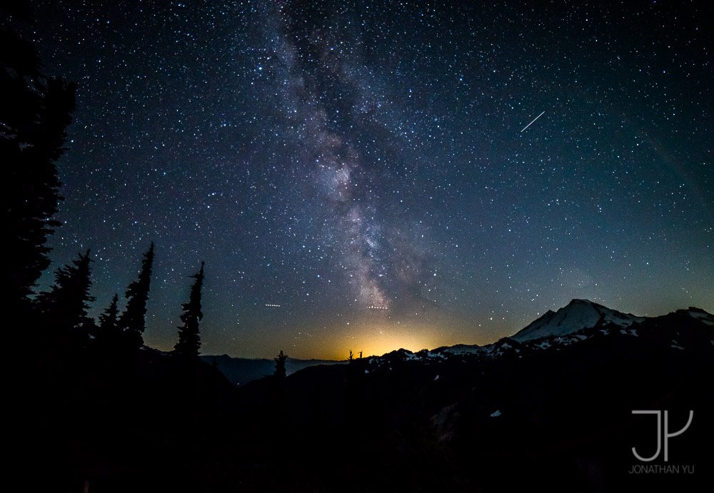 Milky Way Over Mount Baker