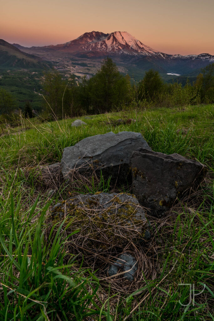 Sunset from Castle Lake Viewpoint