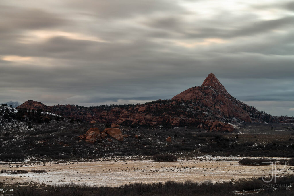 kolob canyon winter