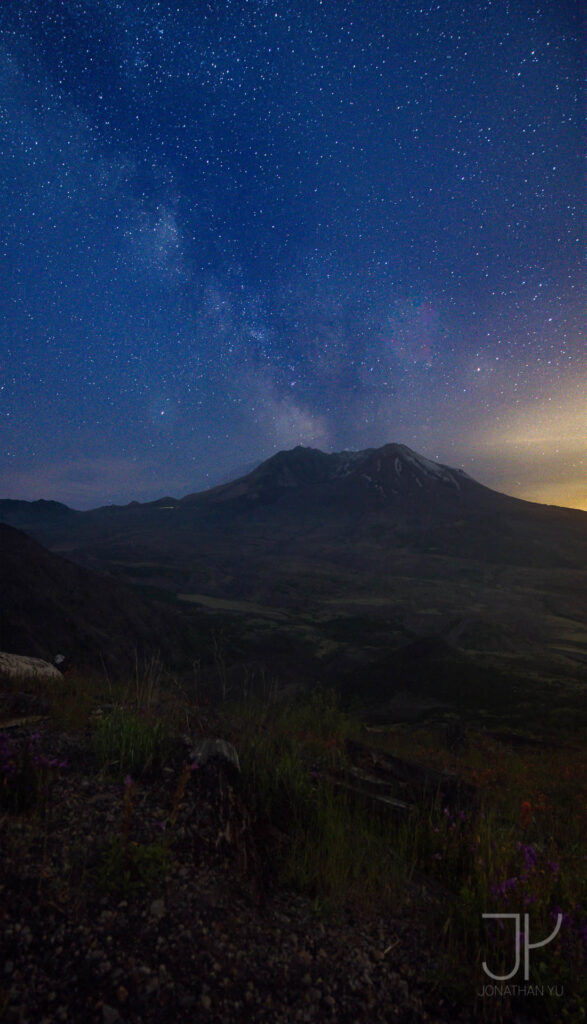 Milky Way at Mount Saint Helens