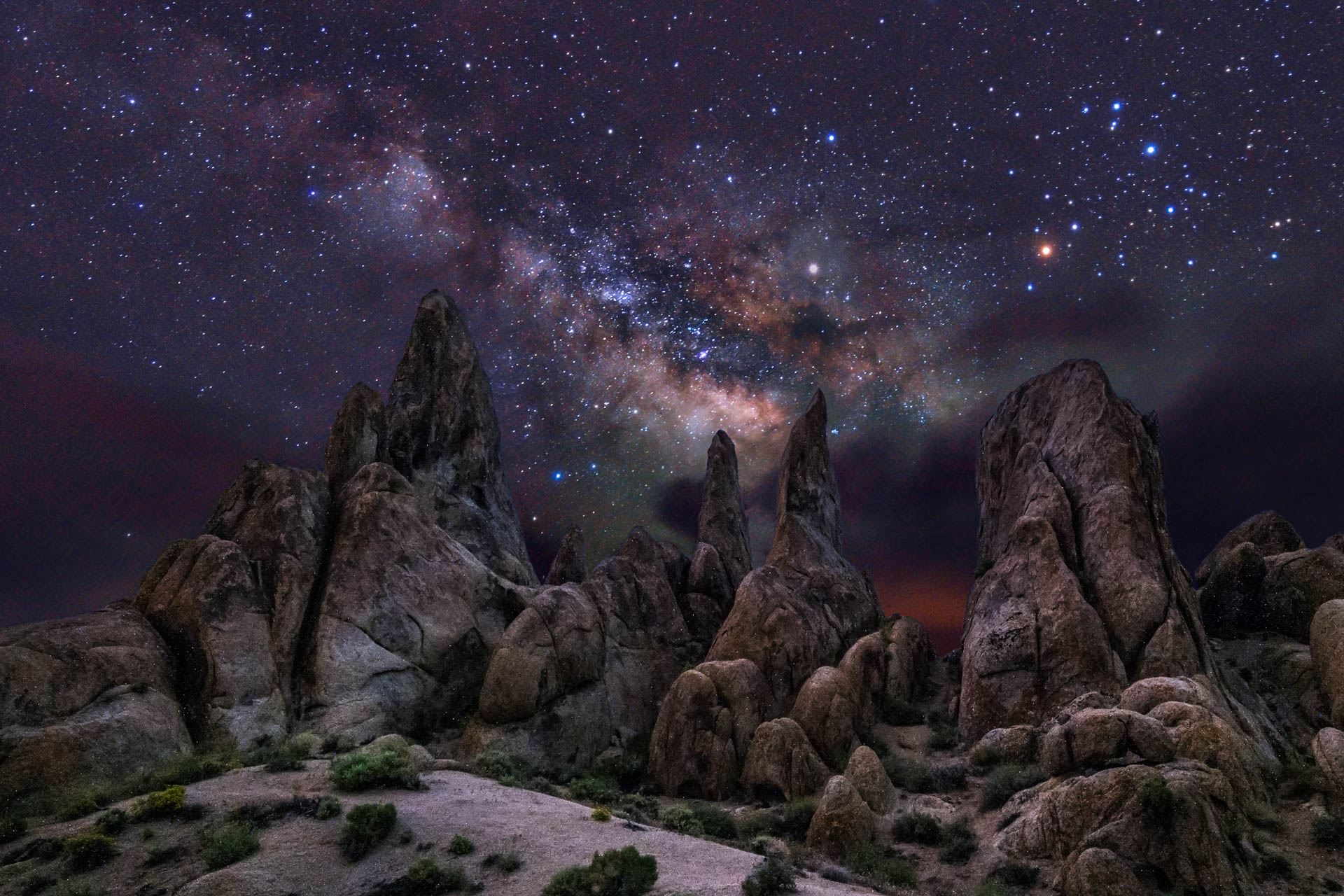 Alabama Hills Milky Way