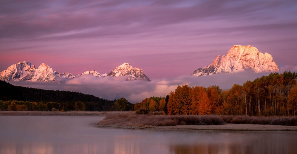 Oxbow Landing, Grand Teton Sunrise