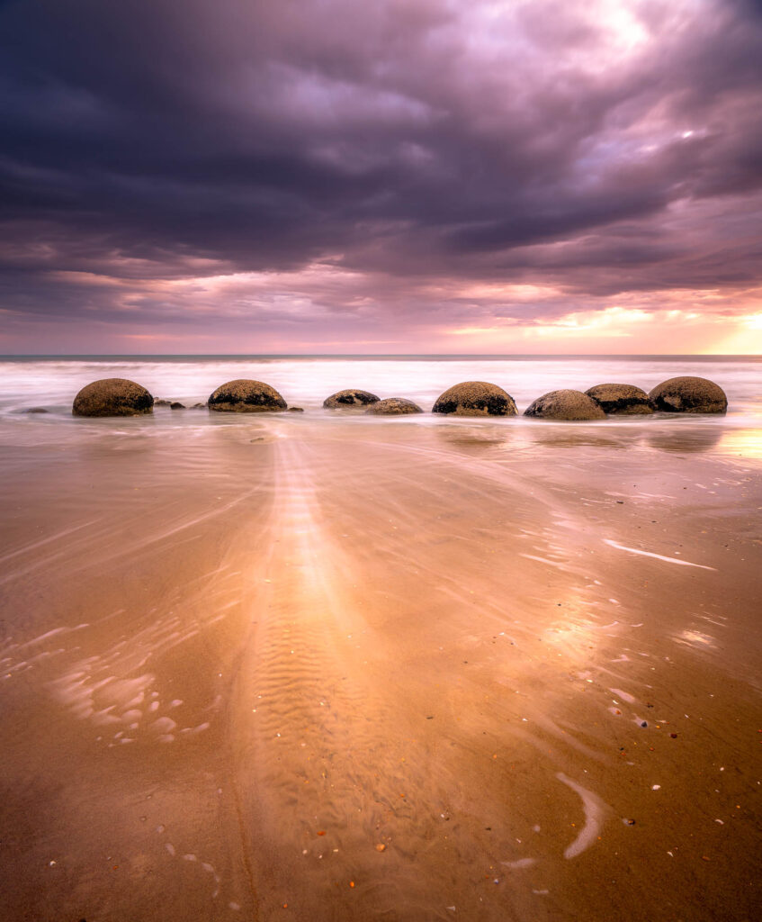 Moeraki Boulders Sunrise