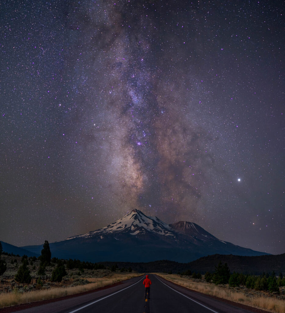 Mount Shasta Milky Way