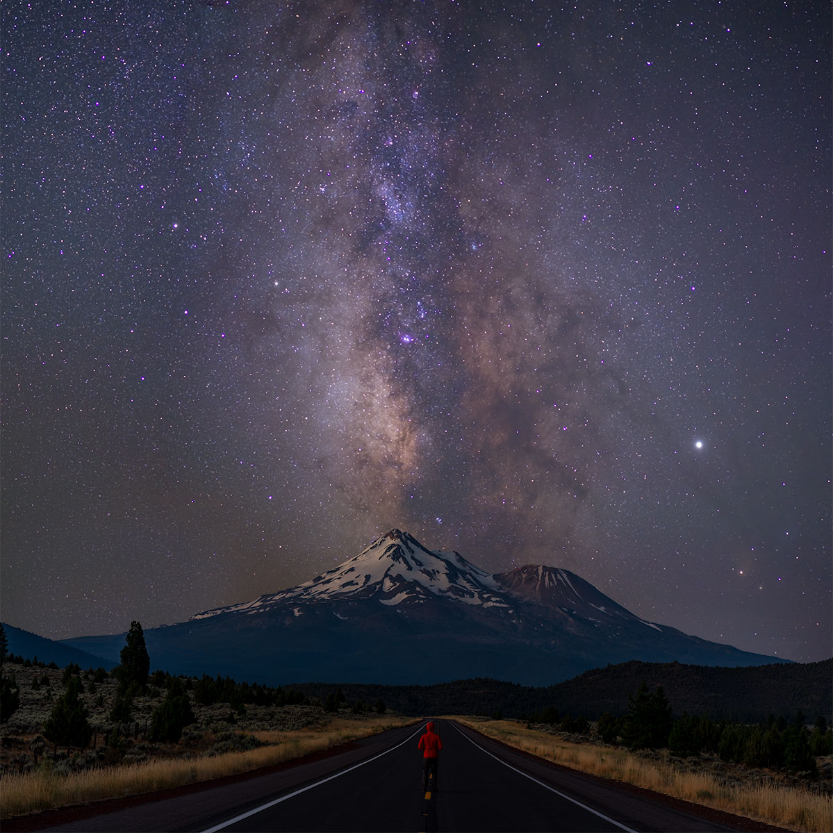 mount shasta milky way