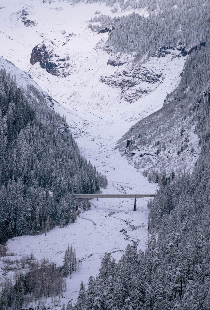 Mount Rainier in the Winter