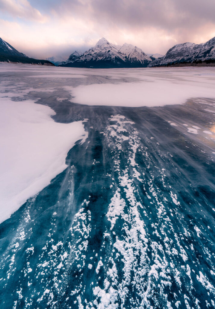 Abraham Lake Sunset