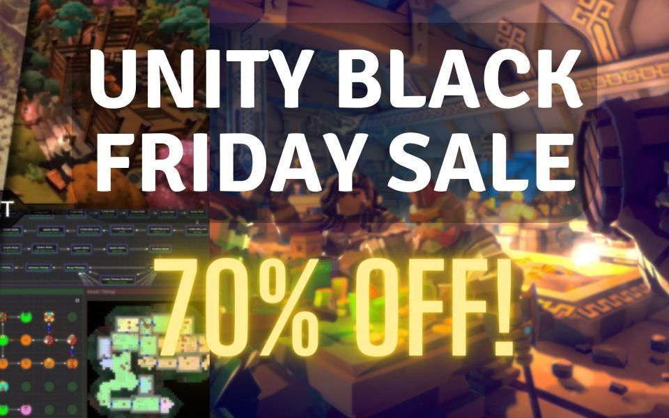unity black friday asset store deals